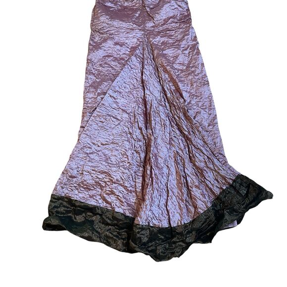 Nicole Miller Runway Gala Party Couture Dress Gown Size 8 Semi Metallic NEW TAGS - Picture 3 of 15